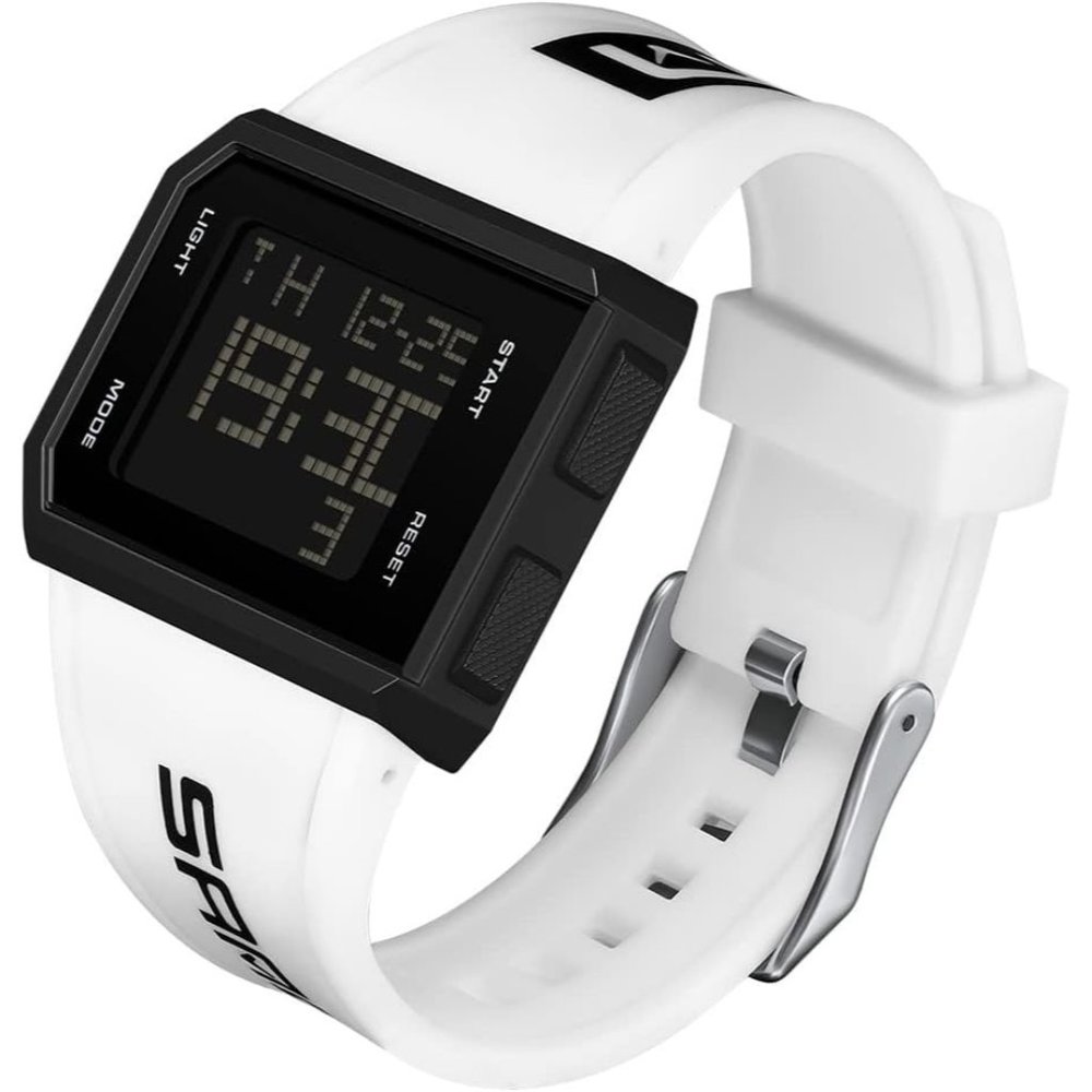 Men's Multi-Functional Square Sports Glow Waterproof Simple Digital Watch
